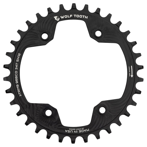 Drop-Stop ST / 34T 96 mm BCD Chainrings for Shimano XTR M9000 and M9020