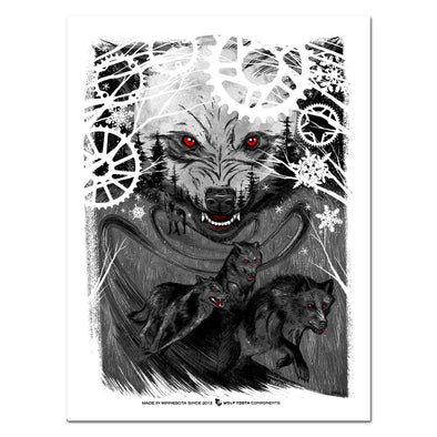 Wolf Tooth print by Adam Turman