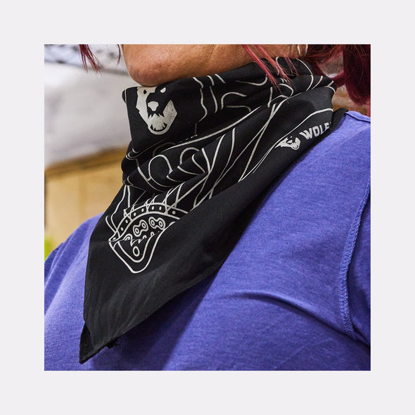 One Size / Black Wolf Tooth Chainring Bandana