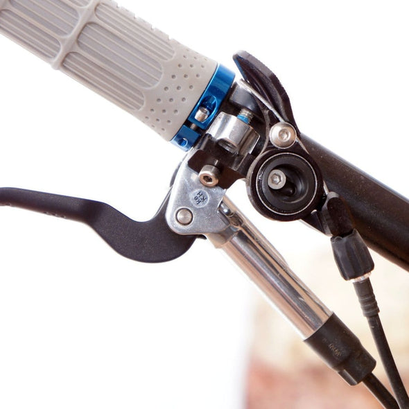 Underside view of Wolf Tooth ReMote Dropper Lever